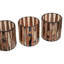 3 Piece Glass Tabletop Tealight Holder Set
