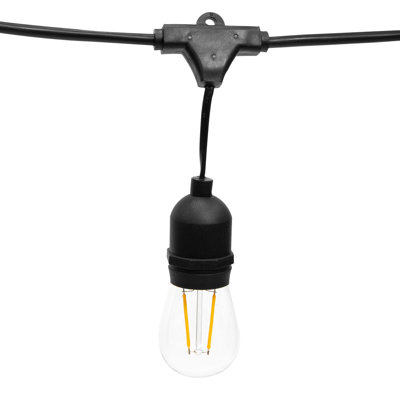 1500Cm LED 15 - Bulb Festoon Lights String Light (End to End Connectable)