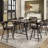 Laub Swivel Upholstered Counter Stool-826416964-826416969