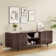 Rectangular TV Stand for TVs up to 75" with Open Shelf