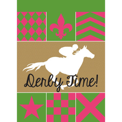 Double Sided 18'' H x 13'' W Burlap Animal Garden Flag
