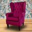 79cm Wide Tufted Wingback Chair
