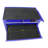 Blue 7 Drawers Tool Cart With Pull Handle And Wheels, Cold Rolled Steel, Powder Coated, 4" , Bearing Slide, Lockable Multifunctional Wheels  2 Brake ,-1748567206