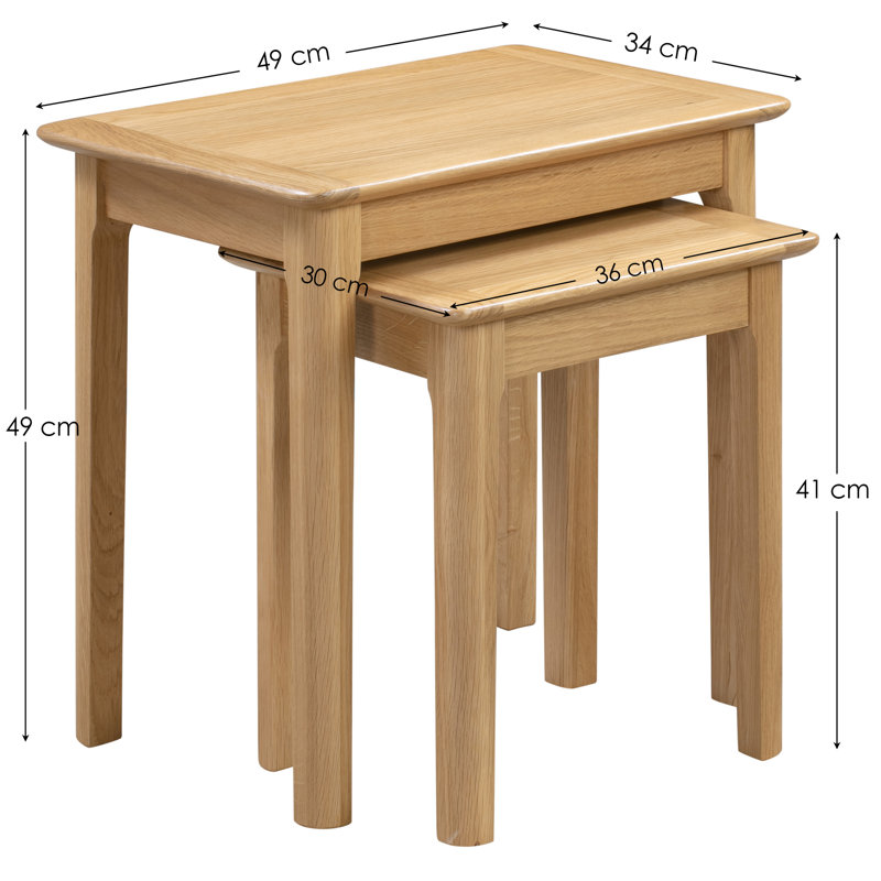 Mapleview 2 Piece Nest of Tables