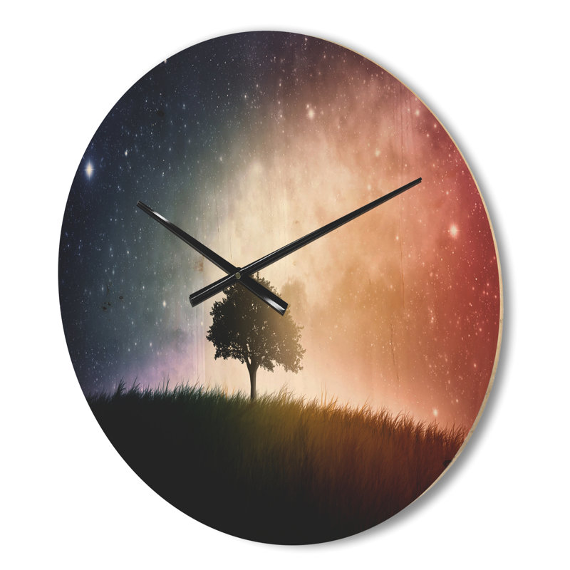 Horloge murale simple en bois, Petit