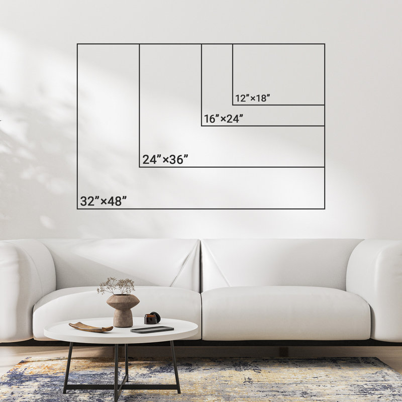 Style Mid-Century, brun foncé, formes abstraites neutres, grand cadre rustique, décor minimaliste M29, Toile tendue