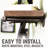 Hazle Solid Wood 24 inch Floating Shelf with Straight Brackets-1939392674