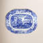 Spode Blue Italian Oval Platter 14" Medium