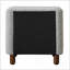 Table de chevet 2 tiroirs Grey Boucle