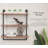 Jeilene 3 Piece Square Tiered Shelf with Towel Bar
