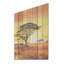 Arbre africain Ambiance Savana - Art africain sur bois de pin naturel-1688491489