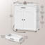 Rolling Kitchen Island with Power Outlet-889350942