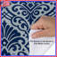 Housses de couette à motif damassé bleu-130509278