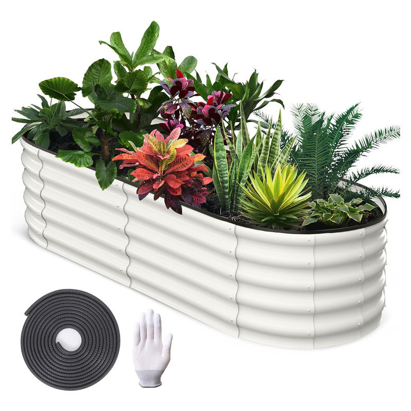 Raised Garden Bed, Beige