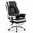 21.9 Wide Faux Leather Executive Office Chair with Footrest High-Back Computer Desk Chair with Adjustable Lumbar Support & Armrests