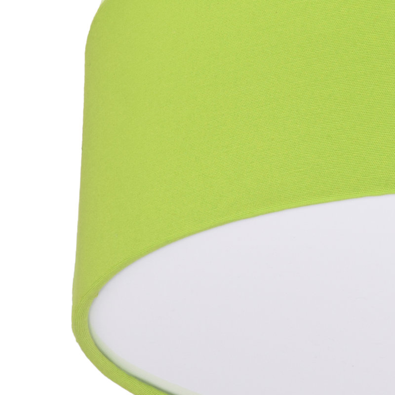Parvin Fabric Flush Mount, Neon Green, 13cm H x 51cm W x 51cm D