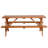 Rectangular Cedar Outdoor Picnic Table