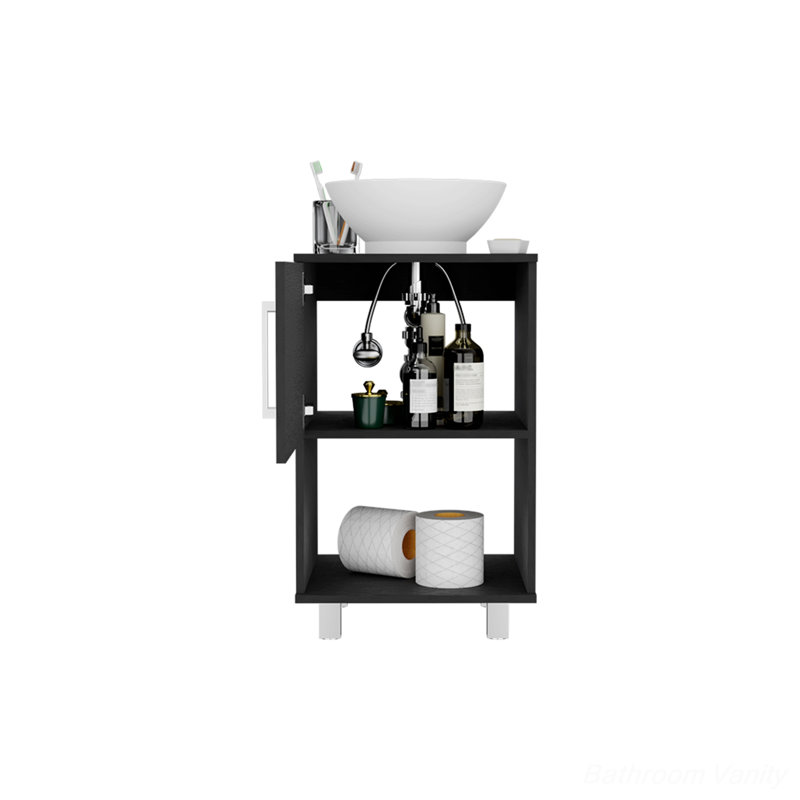 Armoire sous l'évier Vaila, Noir
