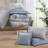 7- Piece Queen Jacquard Comforter Set-128367519