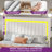 LED Adjustable Velvet Upholstered Headboard Bed Frame With 4 Storage Drawers And USB Ports-409339810-409645850