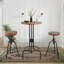 Tabouret pivotant en bois massif Jomarion-1332014967