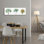 «Mixed Greens XV» par Lisa Audit, art mural en verre acrylique