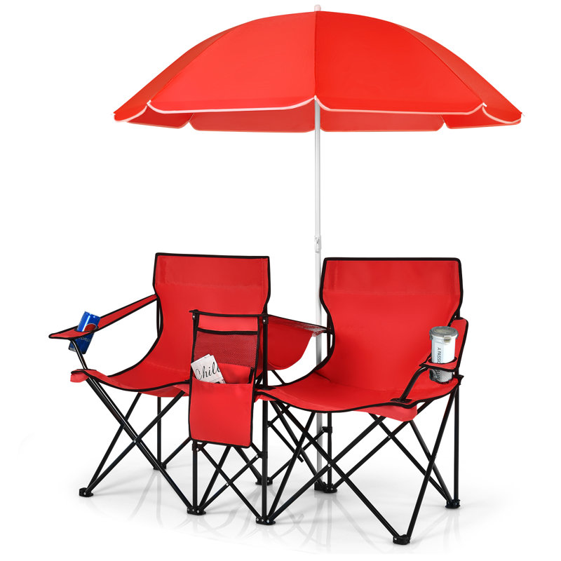 Chaise de camping pliante Nakaylee