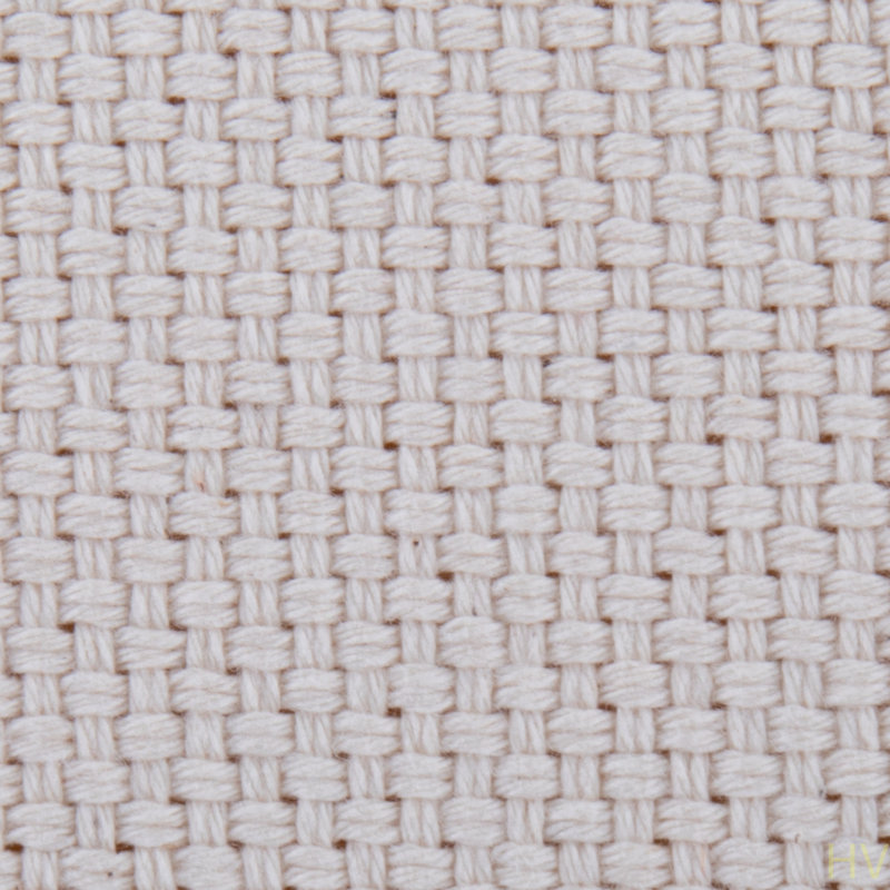 Grand pouf rond en tissu tricoté