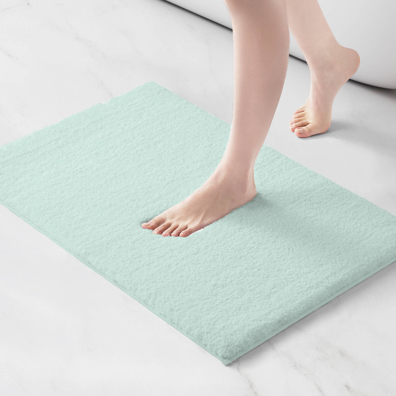 Tapis pour salle de bain Marshmallow, Rectangle - 76 cm L x 51 cm l, Écume de mer, écume de mer