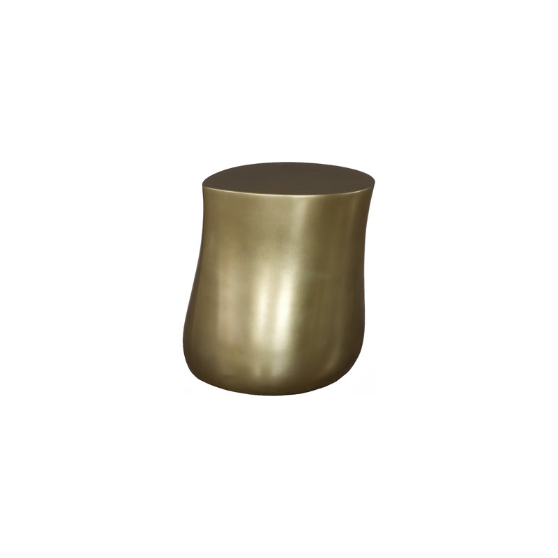 Mellow Side Table, Polished Brass, Polished Brass