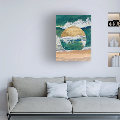 Reproduction d'art sur toile «Breaking Shore III» par bolologien