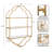 Leoh 3 Piece Hexagon Metal Floating Shelf-893336654