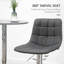 Jannine Adjustable Bar Stools Set of 2 Swivel for Kitchen Counter-267182960