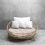 Decorative Indoor Outdoor Waterproof Round Cushion Cover, Patio UV Resistant Seat Cushion Cover-95251569