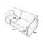 Canapé-lit en similicuir Loveseat-130154590
