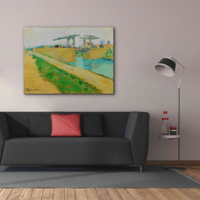 «The Langlois Bridge» par Vincent Van Gogh, estampe numérique sur toile