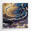 Space Timeline of Space Exploration, art mural sur toile grise-1195075007