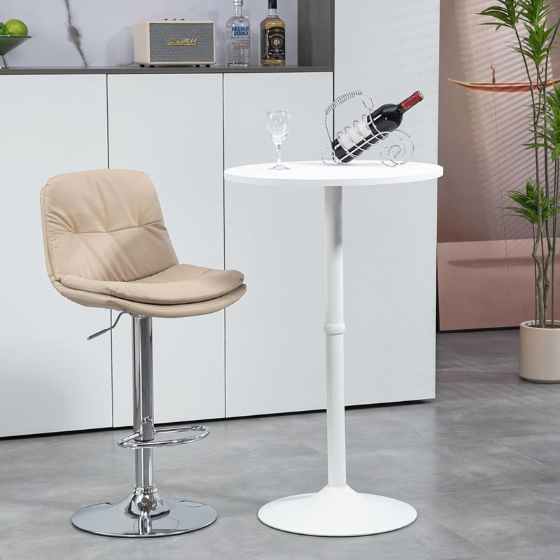 Table basse 24 "avec base en métal