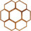 34"OD x 14 1/2"ID x 1"P Florin Architectural Grade PVC Pierced Ceiling Medallion, Antiqued Copper