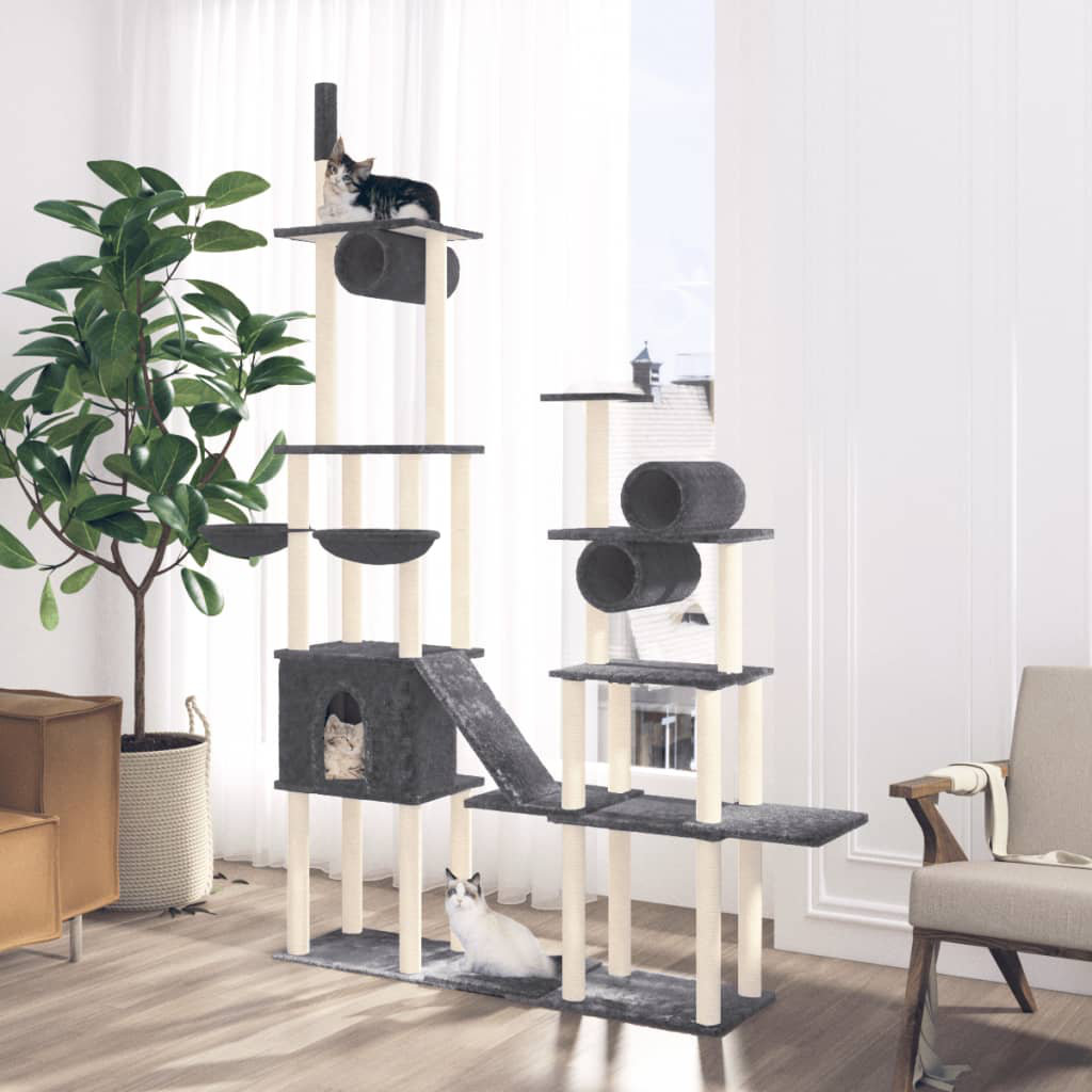 Cat Tree with Sisal Scratching Posts