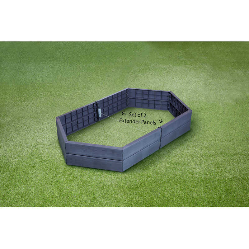 Graf 22"L x 10"H Ergo Raised Bed Extension Set Petronilla Collection