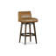 Upholstered Stool with Solid Wood Frame-379079124