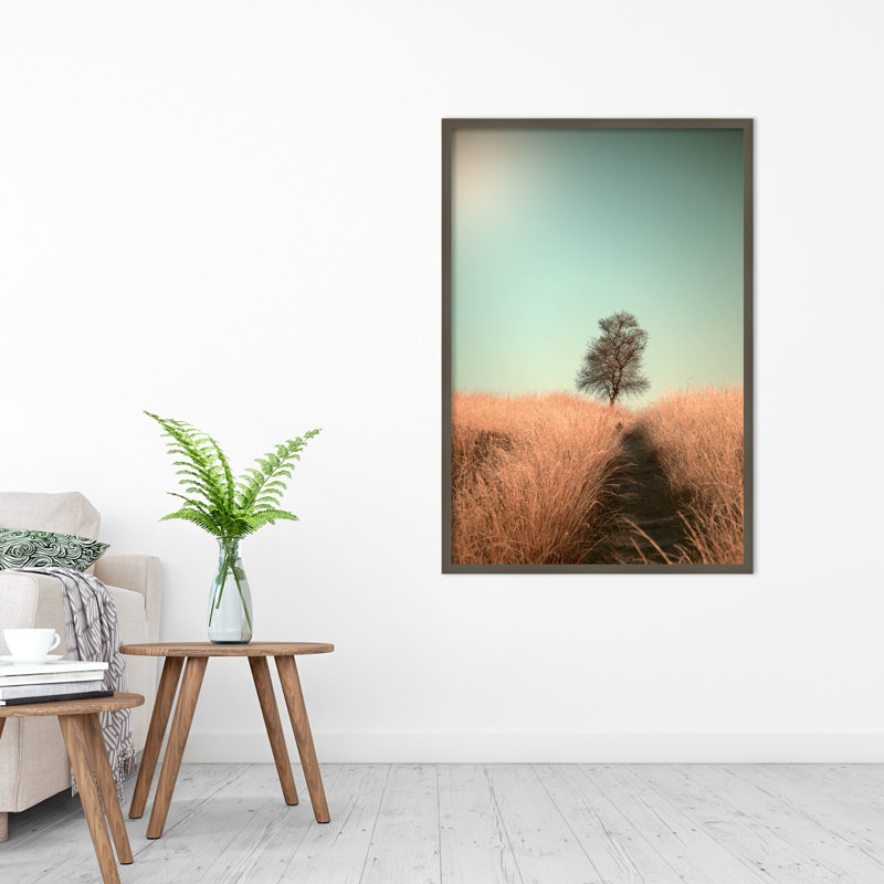 Grass And Path by Jaap Van Den, 28" W x 41" H, Gray