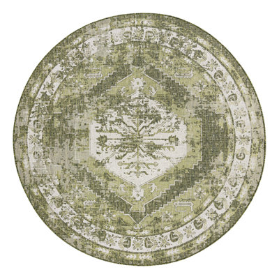 Tapis intérieur / extérieur en polypropylène tissé à la machine Valerie