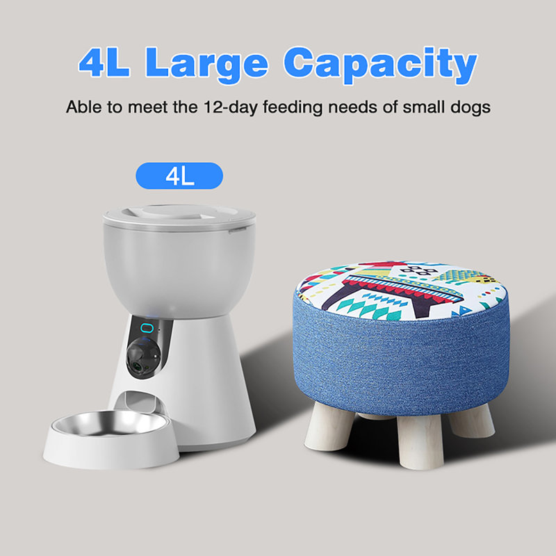Mangeoire pour animaux IYET 4L Smart HD, Blanc