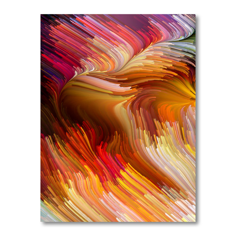Life Of Liquid Colour Vi II - Print on Canvas, 20" H x 12" W, Wrapped Canvas