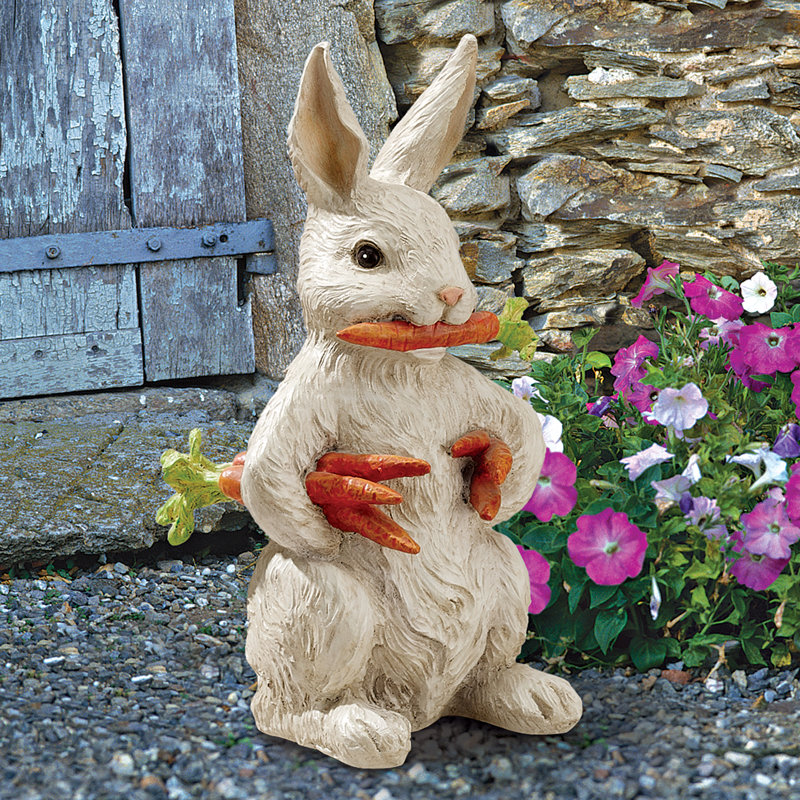 Statue de jardin Carotene le lapin