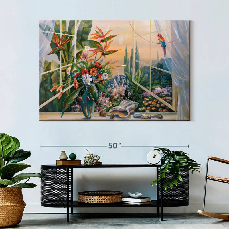 Lilie Window, 34" H x 51" W