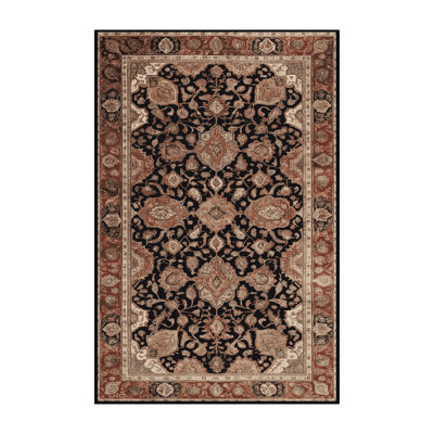 Machine Washable Persian Brown Area Rug