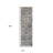 Lyllia 10' Ivory Blue and Gray Medallion Runner Rug-235776773